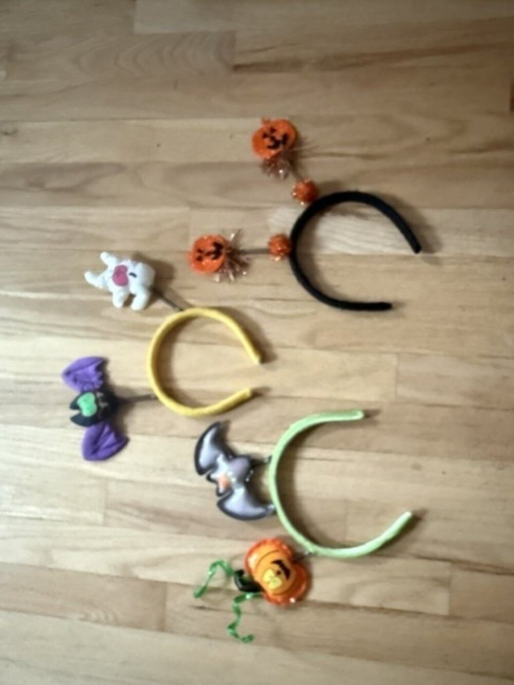 3 Halloween Headbands-Adult Size
